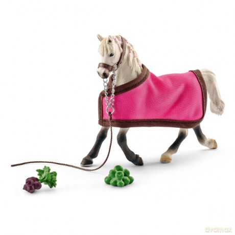 SCHLEICH Klacz klasy arabskiej z kocem [FIGURKA]