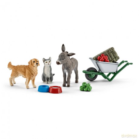 SCHLEICH Zestaw do karmienia zwierząt [FIGURKA]