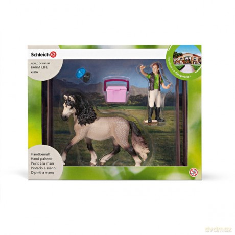 SCHLEICH Zestaw do pielęgnacji koni [FIGURKA]