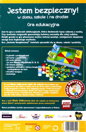 TREFL Mały Odkrywca, Jestem Bezpieczny (01342) [GRA]