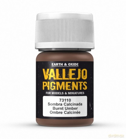 VALLEJO Pigment Burnt Umber