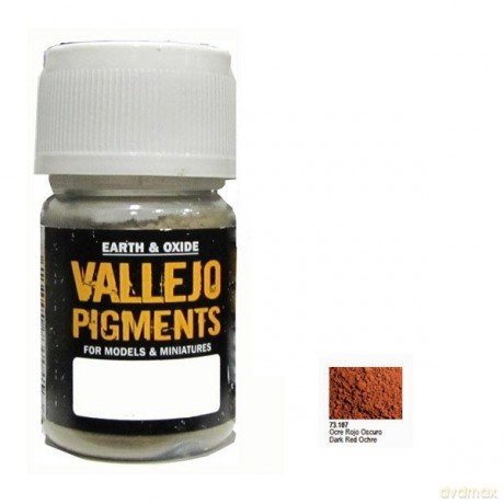 VALLEJO Pigment Dark Red Ocre