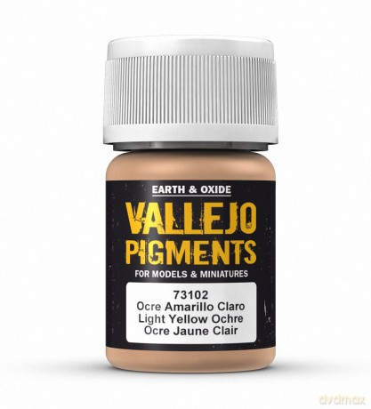 VALLEJO Pigment Light Yellow Ocre
