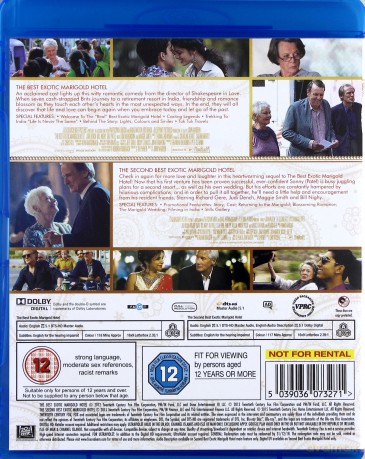 The Best Exotic Marigold Hotel/The Second Best Exotic Marigold Hotel (Hotel Marigold / Drugi Hotel Marigold) [Blu-Ray]