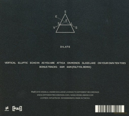 Vessels: Dilate (digipack) [CD]