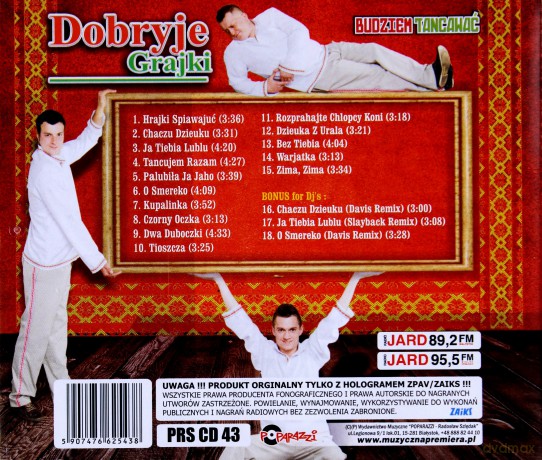 Dobryje Grajki: Budziem Tancawać [CD]