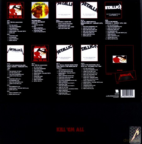Metallica: Kill Em All (Deluxe Boxset) [BOX] [4xWinyl]+[5CD]+[DVD]