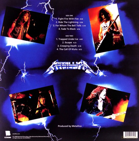 Metallica: Ride The Lightning [Winyl]