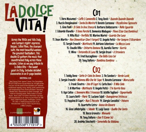 La Dolce Vita Italian Spirit (digipack) [2CD]