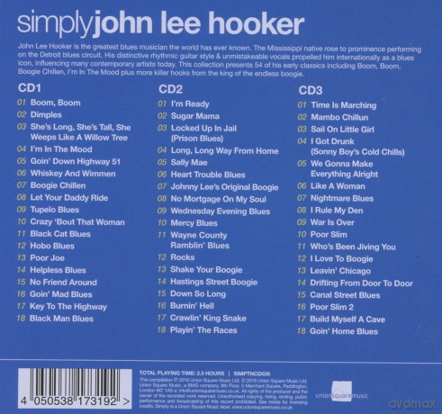 John Lee Hooker: Simply [3CD]