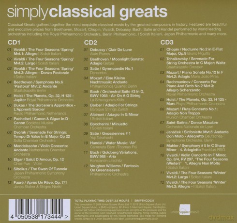 Simply Classical Greats [3CD]
