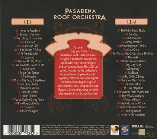 Pasadena Roof Orchestra: The Very Best Of (digipack) [2CD]