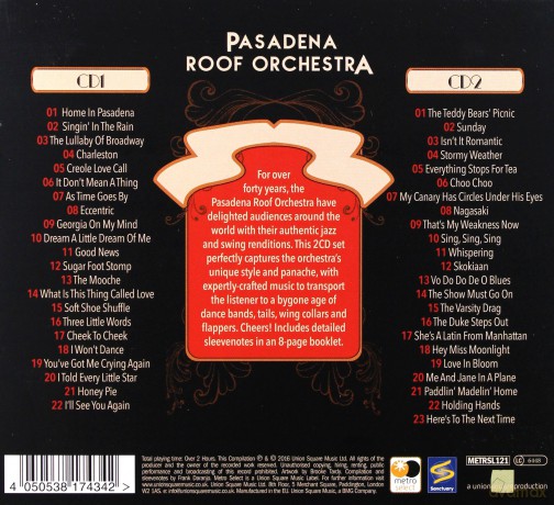 Pasadena Roof Orchestra: The Very Best Of (digipack) [2CD]