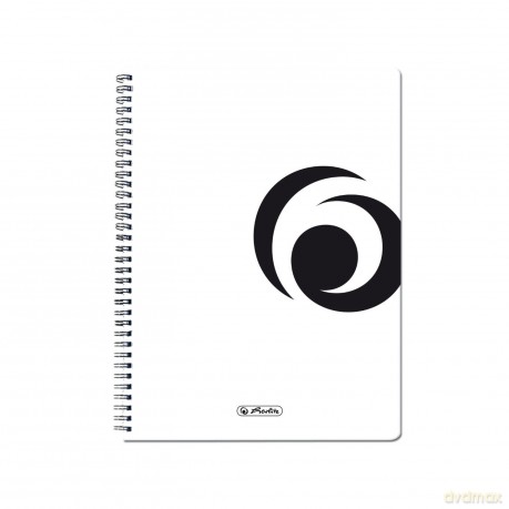 Brulion na spirali A5/80K kratka x.book czarny (4 szt)