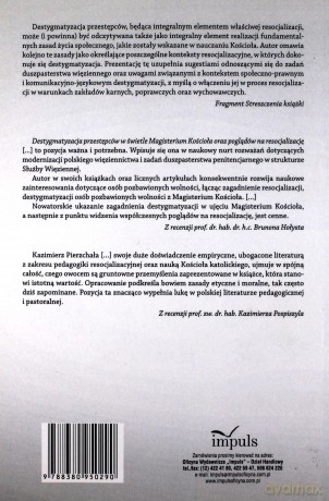 Destygmatyzacja przestępców w świetle Magisterium - Kazimierz Pierzchała [KSIĄŻKA]