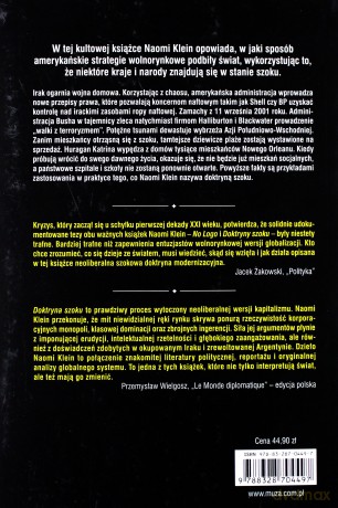 Doktryna szoku - Naomi Klein [KSIĄŻKA]