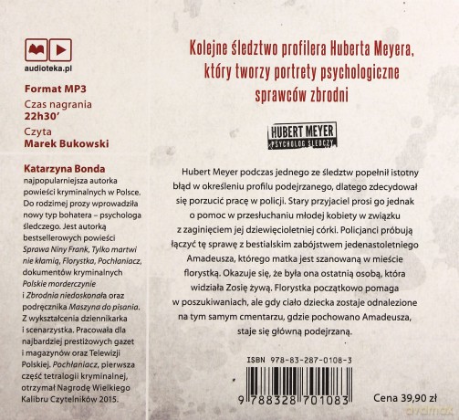 Florystka - Katarzyna Bonda [AUDIOBOOK]