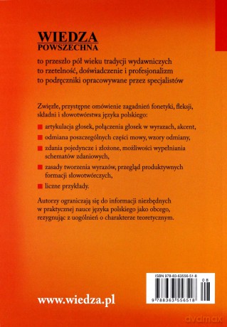 Gramatyka języka polskiego. Podręcznik dla Cudzoziemców - Barbara Bartnicka, Halina Statkiewicz [KSIĄŻKA]