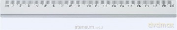 Linijka aluminiowa 20 cm