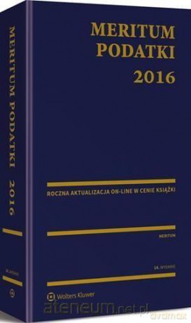 Meritum Podatki 2016 [KSIĄŻKA]