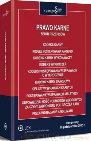 Prawo karne. Zbiór przepisów [KSIĄŻKA]