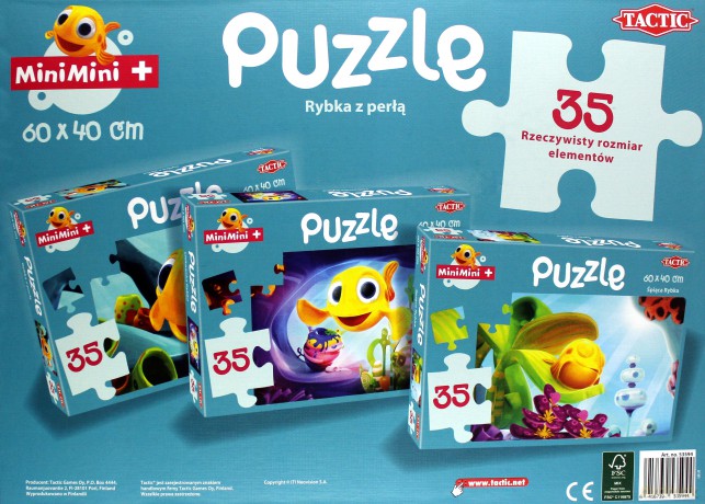 TACTIC MiniMIni 35 el. Rybka z perłą [PUZZLE]