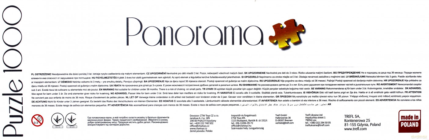 TREFL 1000 el. Panorama - Koloseum o poranku [PUZZLE]