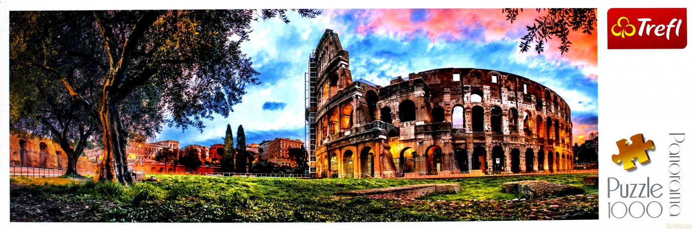 TREFL 1000 el. Panorama - Koloseum o poranku [PUZZLE]