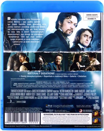 Victor Frankenstein [Blu-Ray]