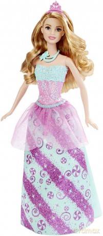 BARBIE Księżniczki Rainbow Fashion