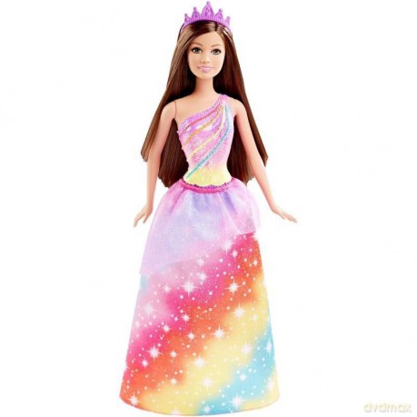 BARBIE Księżniczki Rainbow Fashion