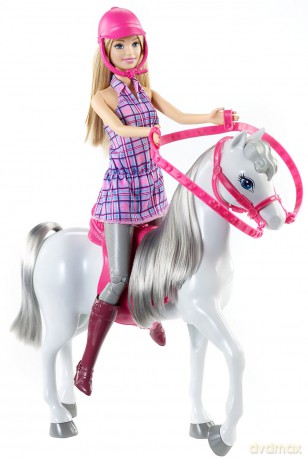 BARBIE Lalka z koniem