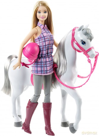 BARBIE Lalka z koniem