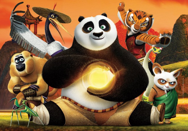 CLEMENTONI 104 el. Kung Fu Panda [PUZZLE]