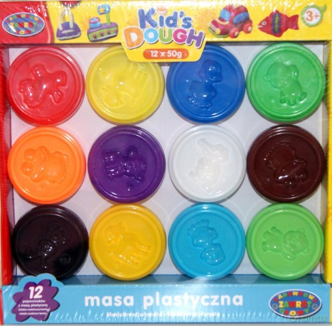 DROMADER Masa Plastyczna 12 Małych Tub