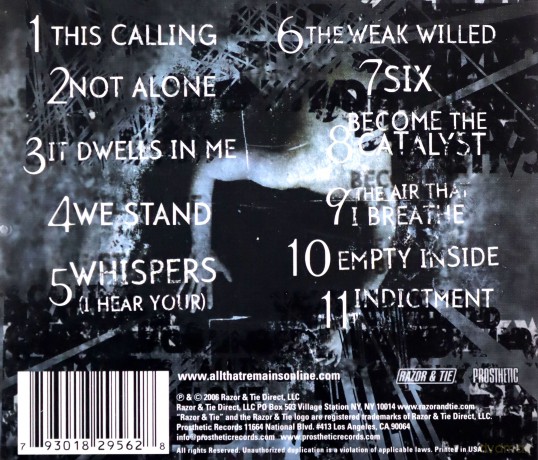 All That Remains: The Fall Of Ideals [CD]