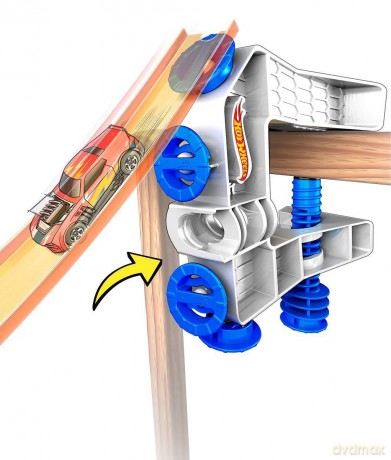 HOT WHEELS Akcesoria do rozbudowy Suctio