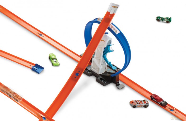 HOT WHEELS Wyrzutnia z pętlą