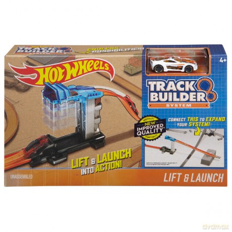 HOT WHEELS Wyrzutnia z windą + autko