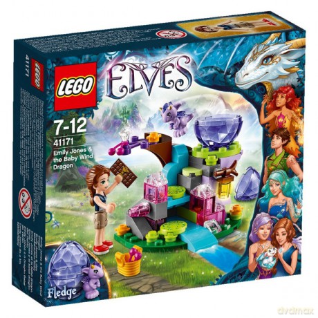 LEGO Elves Emily Jones i Smok Wiatru (41171) [KLOCKI]