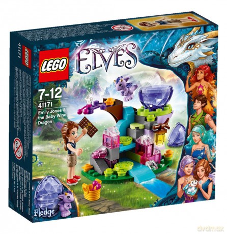 LEGO Elves Emily Jones i Smok Wiatru (41171) [KLOCKI]