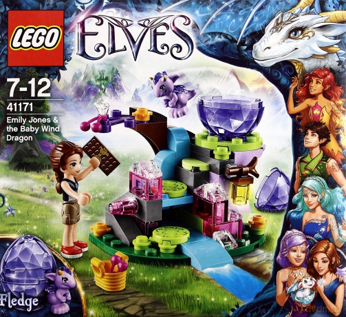 LEGO Elves Emily Jones i Smok Wiatru (41171) [KLOCKI]