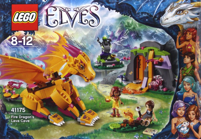 LEGO Elves Jaskinia Smoka Ognia (41175) [KLOCKI]