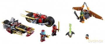 LEGO Ninjago Pościg na motocyklu (70600) [KLOCKI]