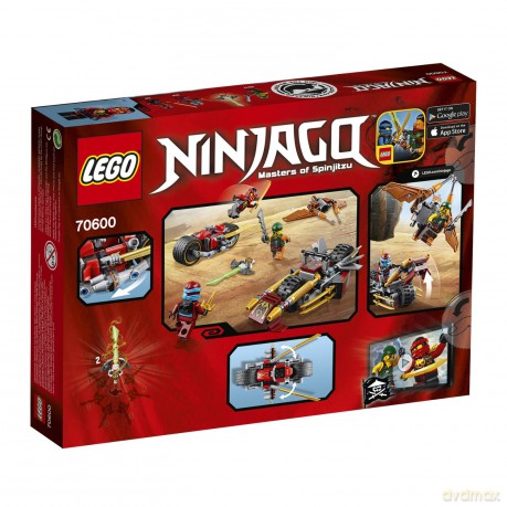 LEGO Ninjago Pościg na motocyklu (70600) [KLOCKI]