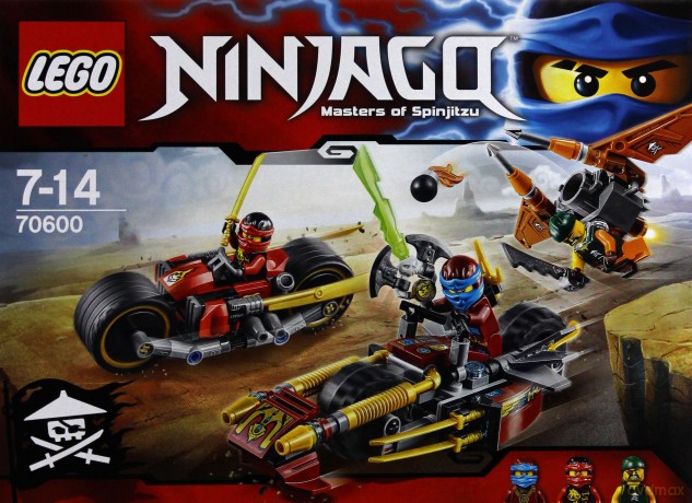LEGO Ninjago Pościg na motocyklu (70600) [KLOCKI]