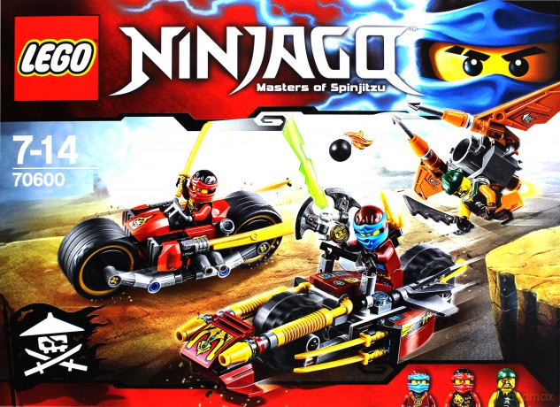 LEGO Ninjago Pościg na motocyklu (70600) [KLOCKI]