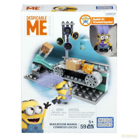 MEGA BLOKS Minionki Małe zestaw Mailroom [KLOCKI]