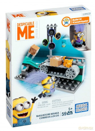 MEGA BLOKS Minionki Małe zestaw Mailroom [KLOCKI]