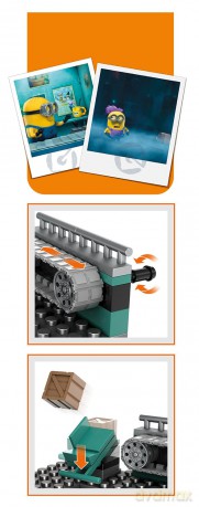 MEGA BLOKS Minionki Małe zestaw Mailroom [KLOCKI]